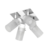 Plafon Cuadruple Techo Blanco Led Lampara Living Kas