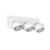 Lampara Lineal Triple Blanco Living Led Moderno Kas