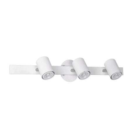 Aplique Plafon Lampara Lineal 3 Cabezales Blanco Led Kas