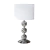 Velador Con Esferas Cromo 1 Luz Lampara Dormitorio Kas
