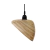 Colgante Bambu Chico 22x25cm Con Resina Natural Completa GRS