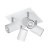 Plafon Lineal Lampara 4 Spots Blanco Living Apto Led Kas