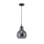 Lampara Individual Colgante Techo Cristal Gris Led Kas - comprar online