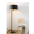 Lampara Pie Living Pantalla Blanco Moderno Valencia Manfroni en internet