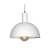 Colgante Campana Blanca Individual Lampara Led Cocina Kas