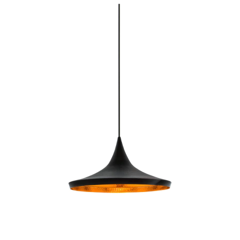 Lampara Colgante 1 Luz Negro Apto Led Moderno Kas