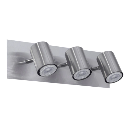 Aplique Techo Lampara Platil 3 Luces Orientable Led Kas