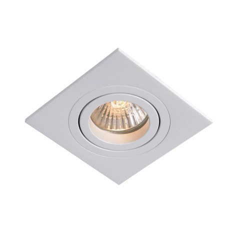 Spot De Embutir Gu10 Cuadrado Orientable Aluminio Kas