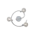 Aplique Plafon Calado Circular Peter 3 Luces G9 350x350 Cc