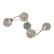 Aplique Plafon Arco 4 Luces G9 550x200 Cc