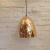 Colgante Cobre 1 LUZ