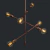 Lampara Bronce Cobre Deco Cromo Hogar Led Epcot Prf - tienda online