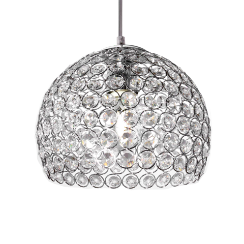 Colgante Gala S Esfera Cristal Cairel 6 Luz Base Redonda PLG