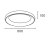 Plafon Circular Fino De Aluminio 60cm 36w Led Gaza L Dbr en internet