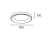 Plafon Circular Fino De Aluminio 40cm 25w Led Gaza S Dbr en internet