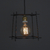 Lampara Colgante Cubo Luz Led Vintage Retro Geuse Prf