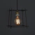 Lampara Colgante Cubo Luz Led Vintage Retro Geuse Prf