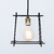 Lampara Colgante Cubo Luz Led Vintage Retro Geuse Prf - comprar online