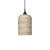 Lampara Colgante Bambu Resina Onofre 15x22 Grs