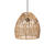 Lampara Ulvi Colgante De Techo Ratan 30x30 Grs - comprar online