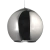 Lampara Colgante Globo L Vidrio 2 Luces Base Lineal PLG en internet