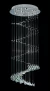 Lampara Caireles Deco Living Apto Led Helipce Magnalum