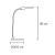 Lampara Escritorio Moderno Velador Neron Led 4w Flex DBR - Luminaires