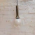 Colgante Mikro transparente 5W LED integrado