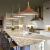 Lampara Doble Colgante Simil Madera Nordico Led Cap I wz