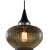Lampara Vidrio Fume Espejado Super Moderno Led Spirit wz