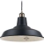 Colgante Lampara Galponera Industrial Negro Crema Blanco Ge1