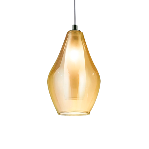 Lampara Colgante Mamushka 1 Vidrio 1 Luz G9 PLG