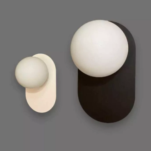 Aplique Pared Globo 10 cm Linea Ovale Wz