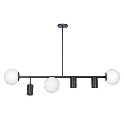 Colgante King Barral 6 Luces Comb Bocha 15 cm y Dicro Wz