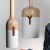 Lampara Madera Blanco Led Detalle En Cuero Ragnar Prf - comprar online