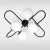 Lampara de Techo Rullet 4 Luces Globo 15cm Wz