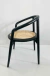 Silla Batur Madera De Teka Y Esterilla Tribeca - Luminaires