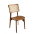Silla Bogor Madera Y Esterilla Importada Tribeca