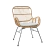 Silla Mileto Con Almohadon Exterior Pack 4u Tribeca