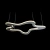 Lampara Colgante Cromada Doble Altura Led Nube Magnalum