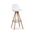 Banqueta Tulip Base Madera Aro Cromo Pack 2u Tribeca - comprar online