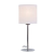 Velador Cromado Led Mesa Iluminacion E27 Nali Kas en internet