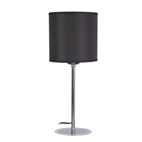 Velador Cromado Led Mesa Iluminacion E27 Nali Kas