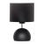 Velador Bocha Moderno Negro 1 Luz Pantalla Living Kas