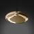Lampara Colgante Matiz 25 Dorado Diseno Con Led Incluido VK - comprar online