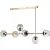 Lampara Led Bronce Cromo Cobre Living Deco Orbit Prf