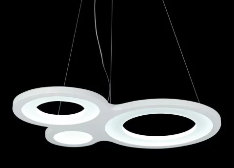 Lampara Lampara Deco Blanco Apto Led Calido Zoe Magnalum