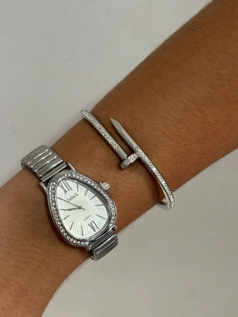 Relógio cravejado - comprar online