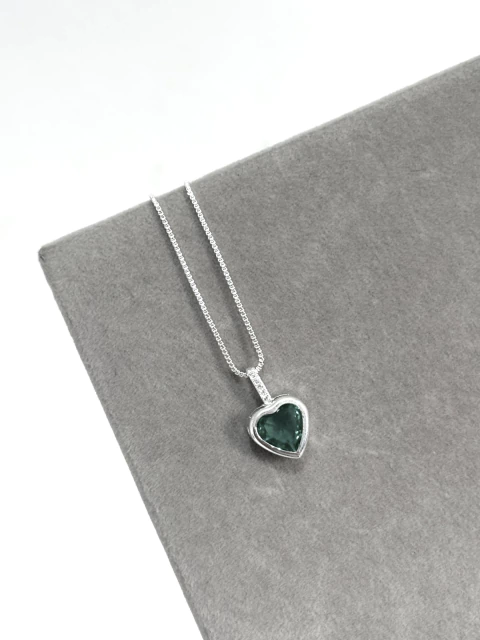 Colar Pedra Verde Oliva - comprar online