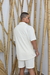 Conjunto Camisão Texturizado Off-White - loja online
